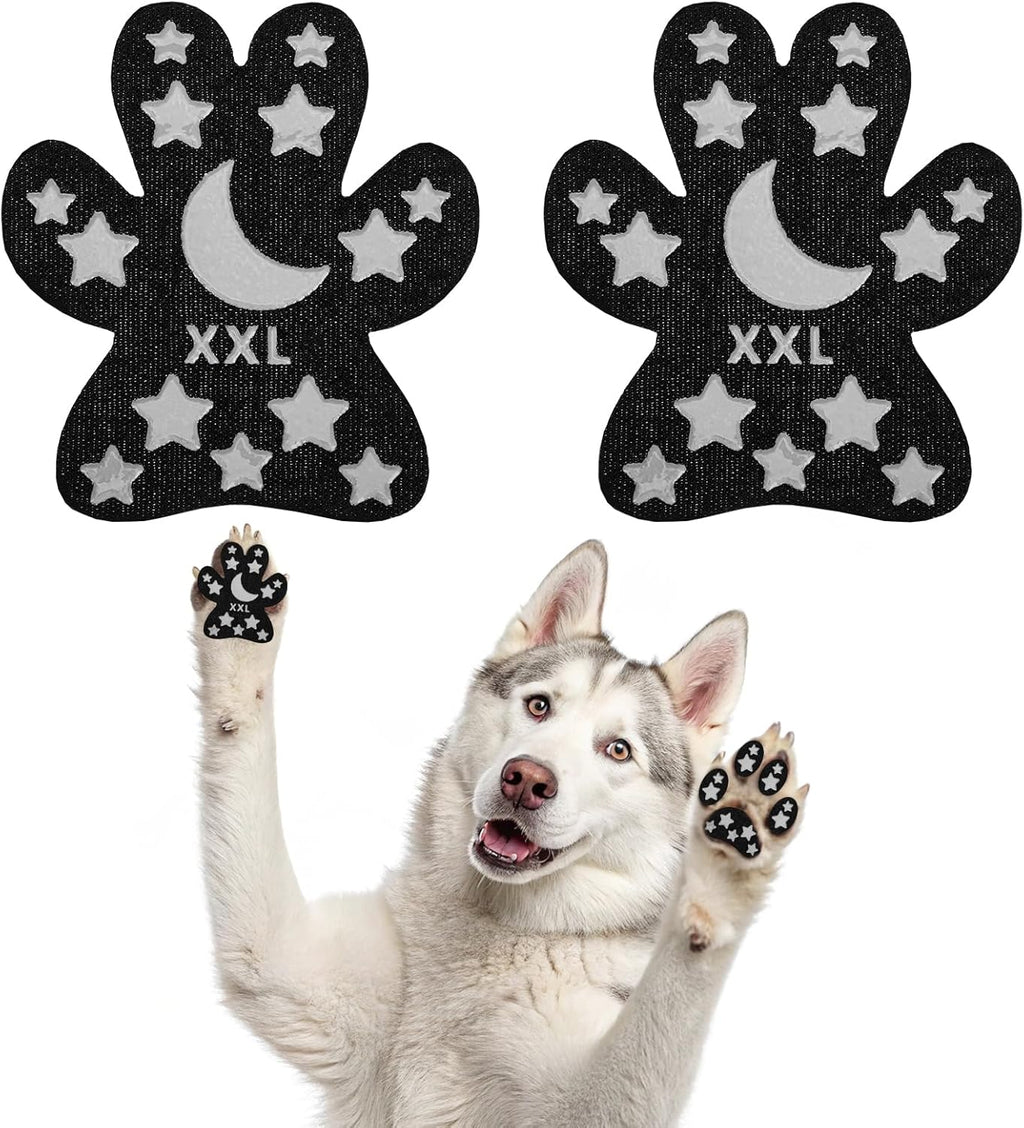 BEAUTYZOO Dog Paw Protector Anti-Slip, Paw Pads for Dogs Traction On Hardwood Floors, Paw Stickers for Hot/Cold Pavement for Senior Dogs, Shoes Boots Socks Replacement, 6 Sets (24 pcs) L - Image 13