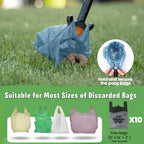 Authentic USA imported long reach pet waste management system for lawns