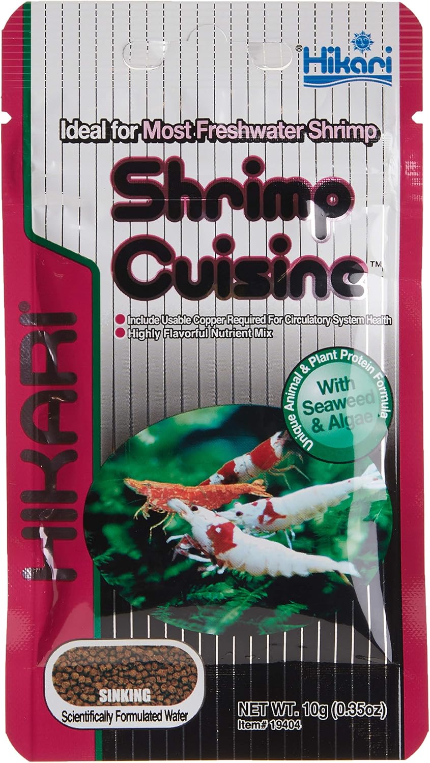Hikari Shrimp Cuisine 10g freshwater ornamental shrimp food front view