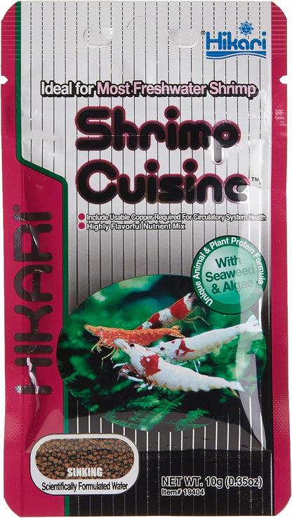 Hikari Shrimp Cuisine 10g freshwater ornamental shrimp food front view