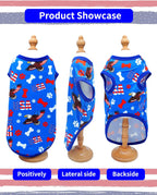 Pet Show dog tank top stars and stripes design