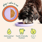 Side profile of the durable rubber Woof flying disc