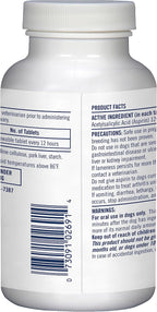 75 count bottle of liver flavored joint support medication for small dogs