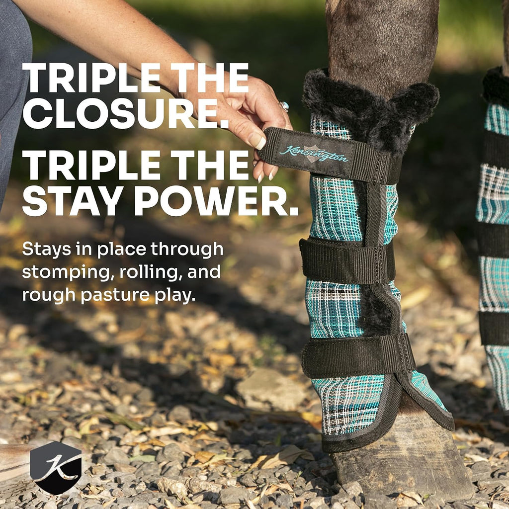 Kensington non collapsing draft fly boots showing the stay up structural technology