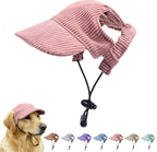 Pet Baseball Cap with Ear Holes - Multi-Color Sun Visor Hat for Dogs & Cats, Summer & Fall Beach Headwear for Puppies & Kittens (Green, XL) - Image 9