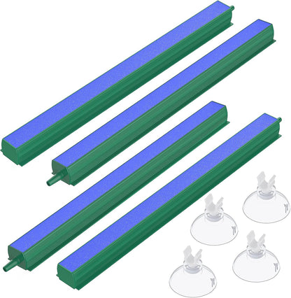 Pawfly Aquarium Air Stone Bar Bubbler 4 Inch, Fish Tank Bubbler Stone with Plastic Base Square Oxygen Diffuser for Nano Air Pump Small Bucket and Fish Tank, 4 Pack - Image 9