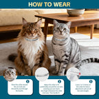 VivaElixir 12 month protection flea collar set with free comb