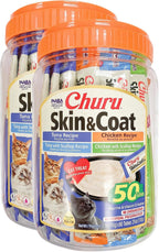 INABA Churu Skin Coat Lickable Cat Treats, Variety Jar, 50ct - Image 8