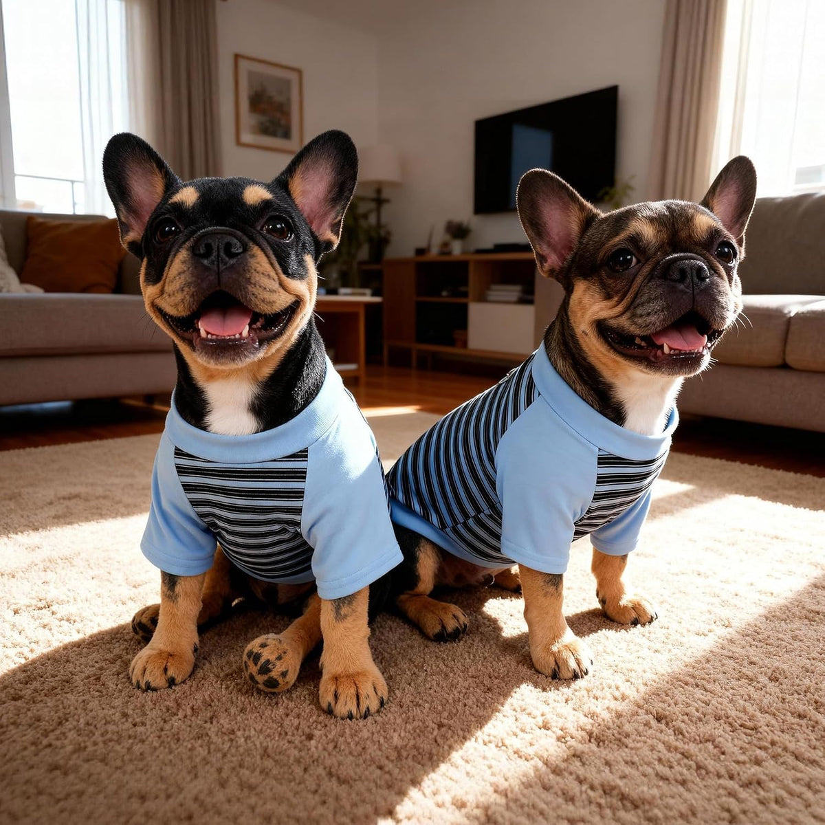 Close up of breathable cotton fabric for dogs