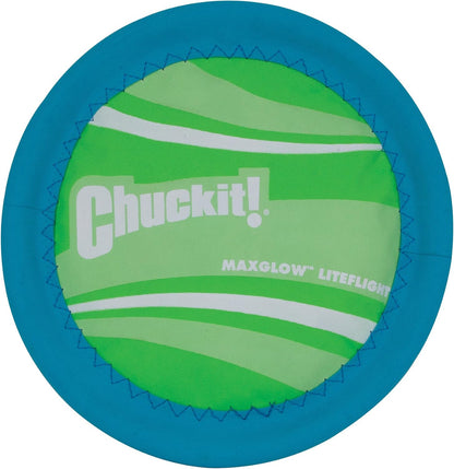 Chuckit! Lite Flight dog toy floating in water