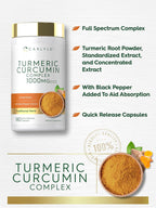 Carlyle Turmeric Curcumin with Black Pepper | 180 Capsules - Image 4