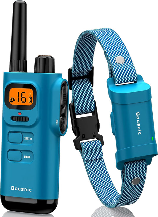 Bousnic dog shock collar with remote front view