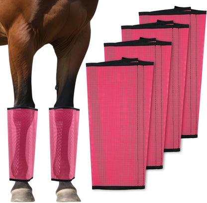 KILILIUN equestrian leg wraps set protecting all four limbs from biting insects