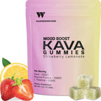 Wunderkind Extra Strength Kava Gummies front view bottle packaging for stress relief