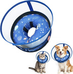 Inflatable Dog Cone Collar with Anti-Licking Clear Shield, Adjustable Elizabethan Collar, Soft Recovery Collar for Dogs, Dog Cones Alternatives for Large Medium Small Dogs & Cats - Image 9