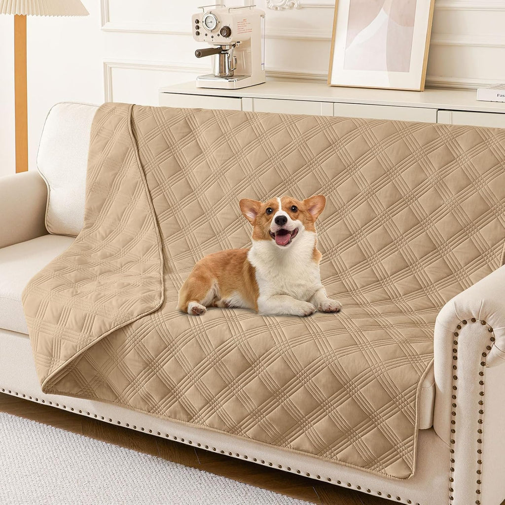 hyha Waterproof Dog Bed Blanket, Soft Pet Blankets, Waterproof Couch Cover for Dogs, Reversible Sofa Covers Washable for Furniture (30x70 Inch, Grey/Dark Grey) - Image 14