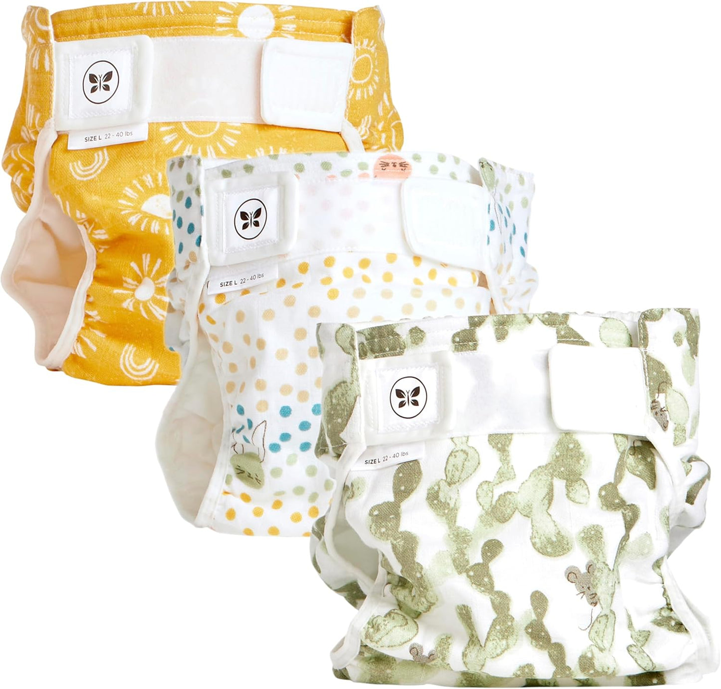 Amazing Baby Honest Hybrid Cloth Diaper Covers front view