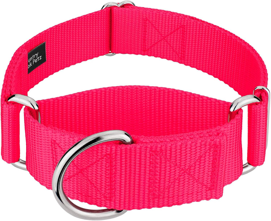 Country Brook Petz - HossFit Jr Wide Martingale Dog Collar - Training Collar with No Buckle - Service Dog Collar for All Pups - Vibrant, Colorful Collection (Royal Blue, Large) - Image 10