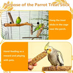 Natural mixed grain bird snack sticks texture detail