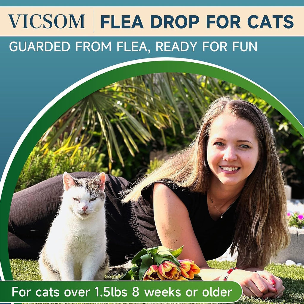 VICSOM 6 way defense flea eggs larvae lice and tick control box