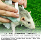 Charming green checkered dress for meerkats and chinchillas