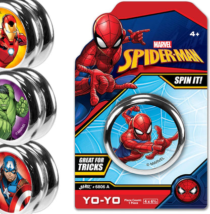 JA-RU Marvel Spiderman yo-yo front view for kids