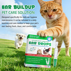 Ear Cleaner for Dogs & Cats - Gentle Plant-Based Formula with Soothing Relief, 10 Single-Use Tubes (1.5 mL Each) | Daily Ear Cleaning Solution for Pets - Image 9