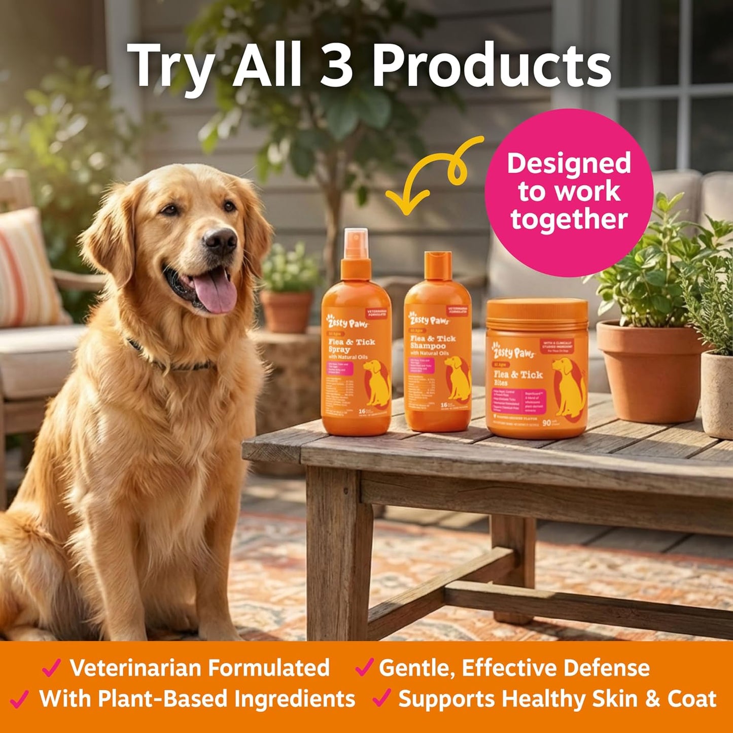 Zesty Paws Flea and Tick Prevention for Dogs Chewable - Prevention, Protection & Repellent - Dog Supplement to Kill & Control Fleas & Ticks - Roast Chicken Flavor, 90 Ct - Image 10
