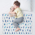 Wovenx organic incontinence pad for kids with dinosaur pattern