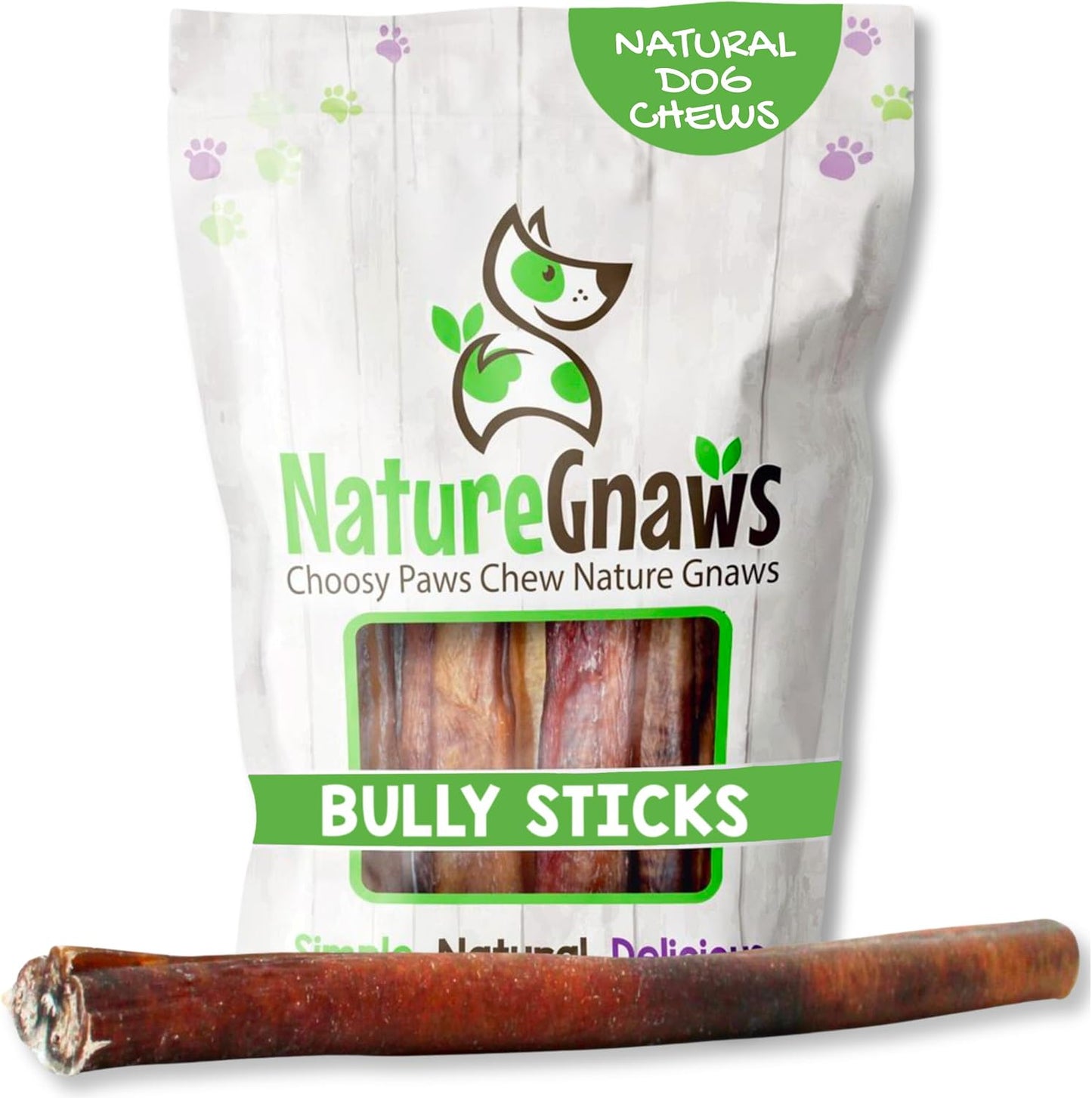 Nature Gnaws Extra Thin Bully Sticks for Small Dogs 5-6" (10 Count) - Long Lasting for Light Chewers and Puppies - Natural Beef Dog Chew Bones - Image 9