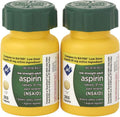 Member's Mark low strength aspirin 81 mg 730 count front view packaging