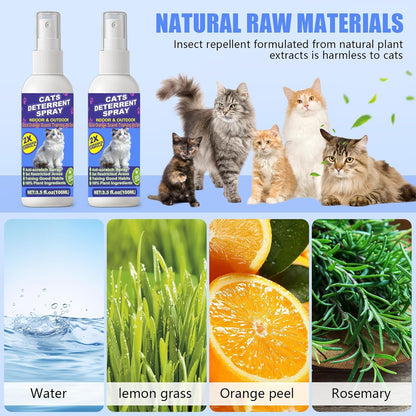 Pet behavior training spray for kittens and cats