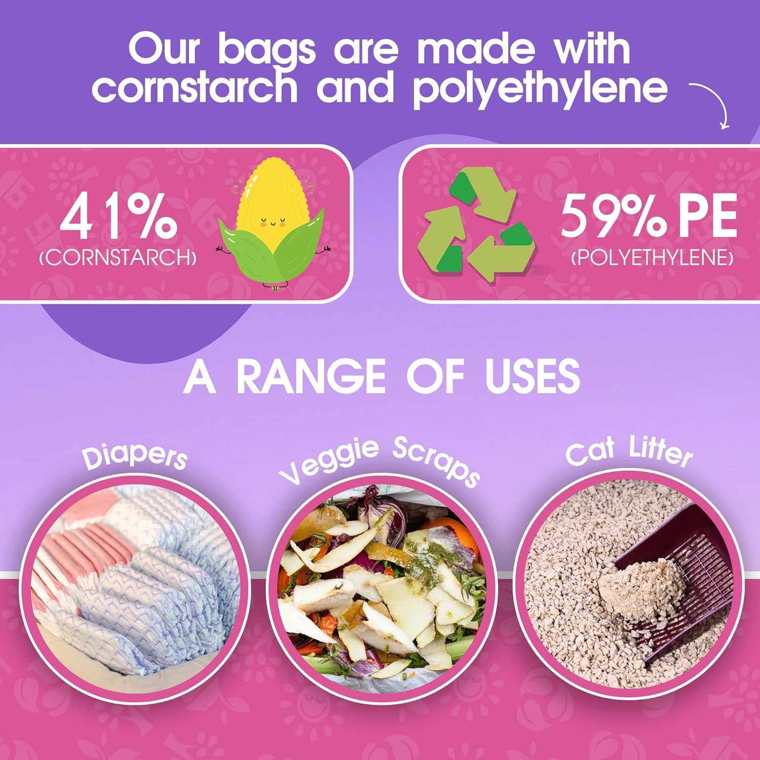 Premium imported USA dog waste management supplies for pet parents