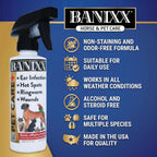 Banixx bottle showing instructions for dogs cats and horses