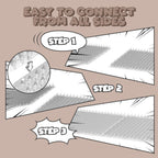 Transparent cat scat mat for home use