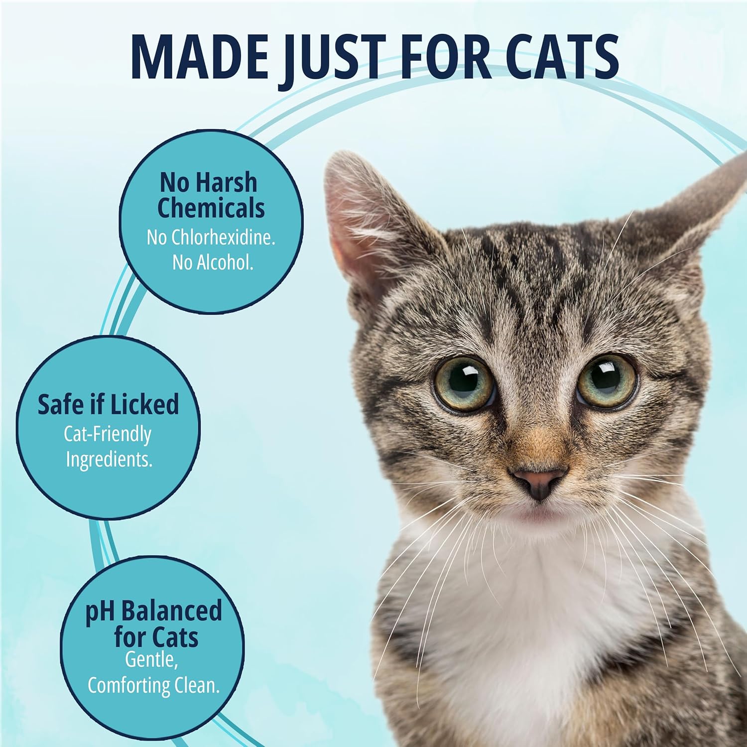 Noveha cat ear cleaning wipes packaging