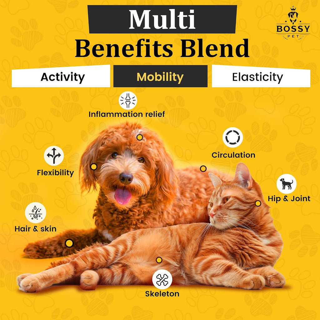 Bossy Pet advanced joint support label details