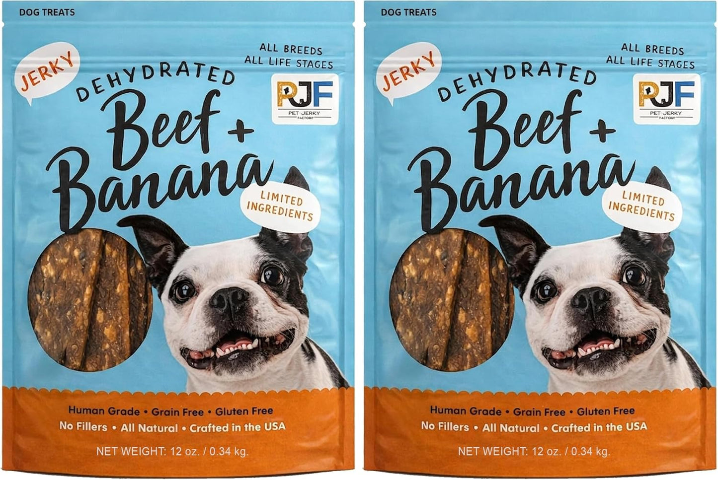 Premium imported dog jerky treats by Pet Jerky Factory