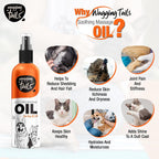Wagging Tails 6-in-1 Soothing Oil - 6.76 fl oz for Dogs & Cats | Coconut Oil for Skin & Coat | Helps Hydrate & Moisturize Hair | Improve Coat Shine and Softness - Image 9