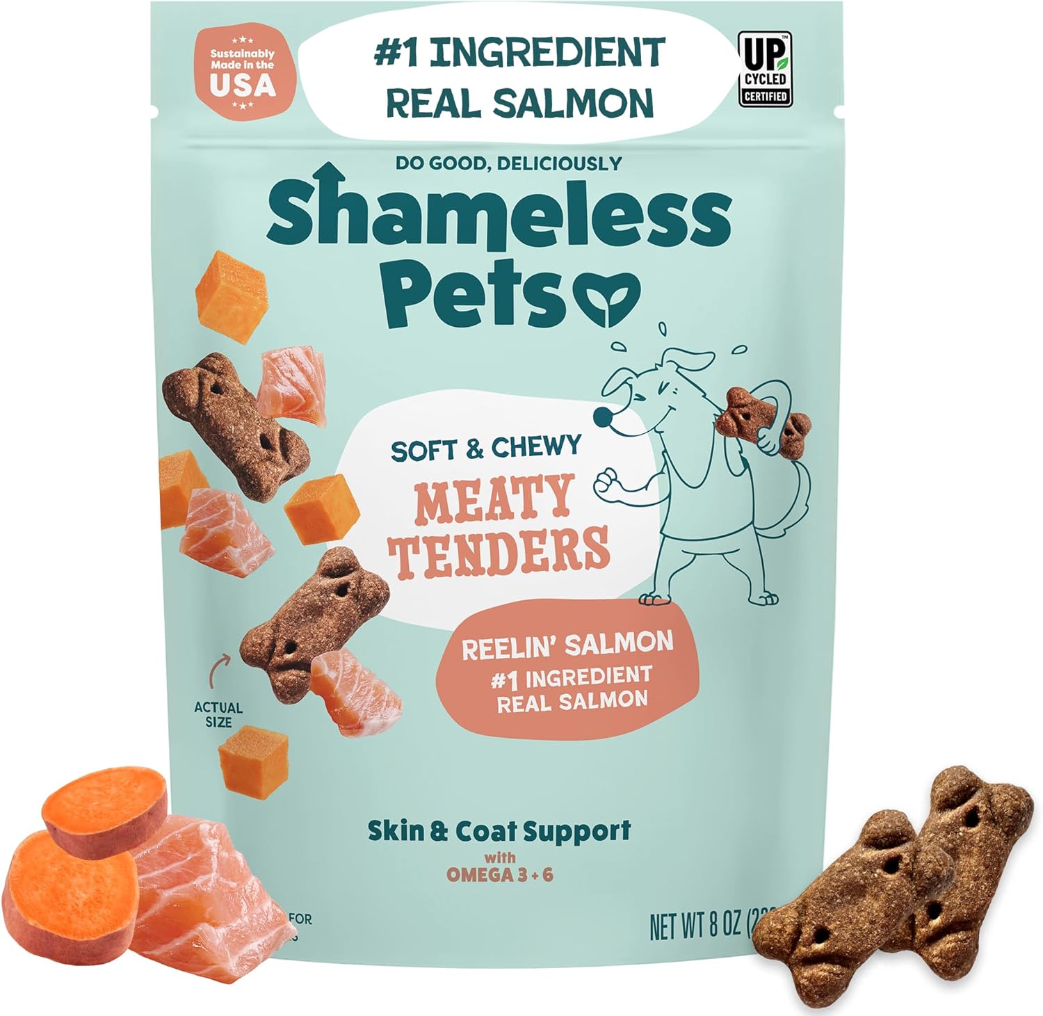 Shameless Pets Soft Dog Treats - Bacon Me Crazy Meaty Tenders, Soft & Chewy Treats for Dogs, Real Bacon 1st Ingredient, Grain Free, Healthy Treats for Small, Medium & Large Dogs, 8oz - Image 10