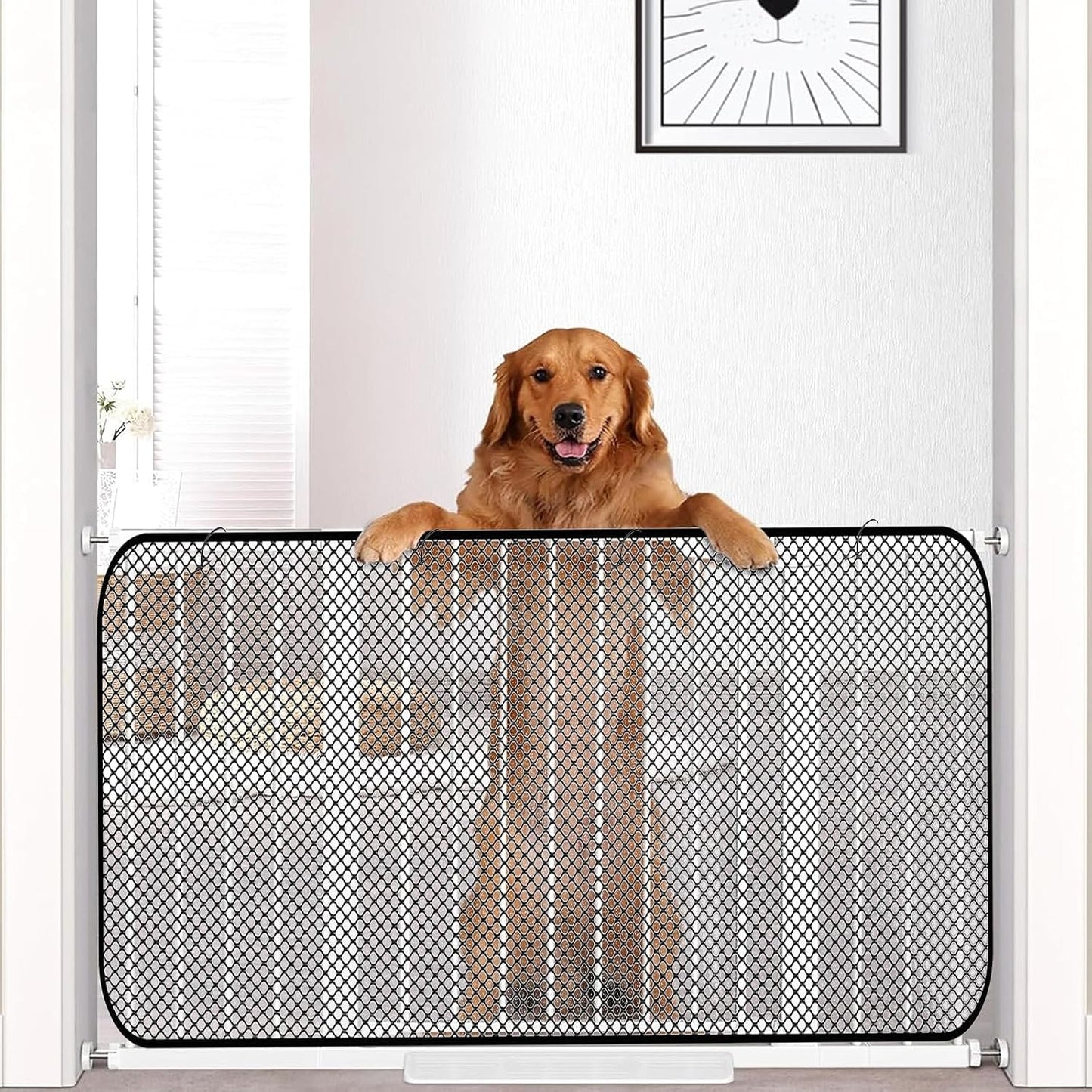 Pet safety barrier netting for apartment balconies