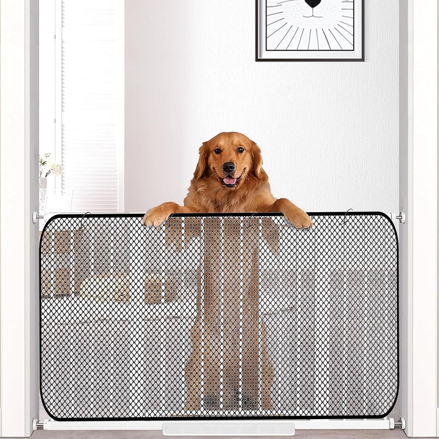 Pet safety barrier netting for apartment balconies