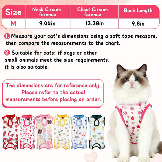 Meyeyaia cat surgical onesie with adjustable drawstring