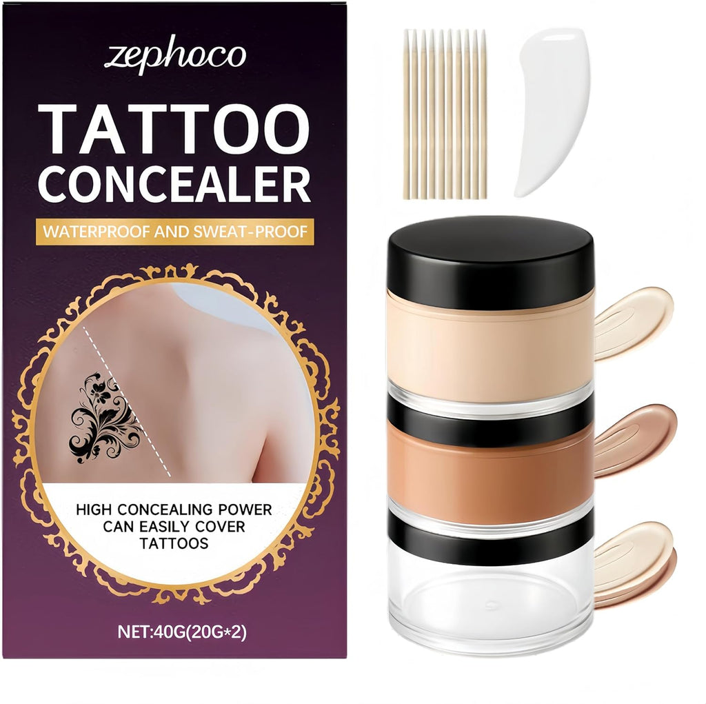Jyovqxf tattoo cover up cream front view jar