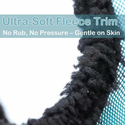Leaforest equine mask detailing soft fleece padding