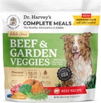 Dr Harveys Beef And Garden Veggies Dog Food 5 Pounds front packaging layout showcasing authentic USA imported packaging