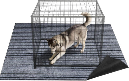 Bhyhok waterproof dog crate mat front view