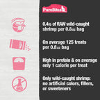 PureBites 100 percent pure human grade shrimp cat meal topper