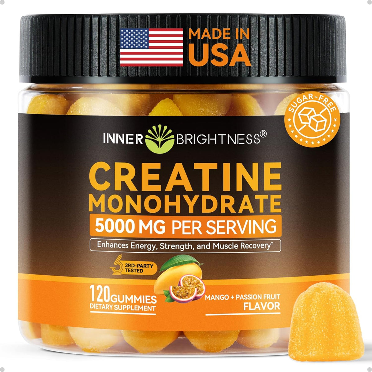 Inner Brightness Creatine Monohydrate Gummies bottle front view