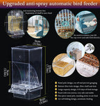 Kenond bird cage water dispenser showing gravity-fed mechanism